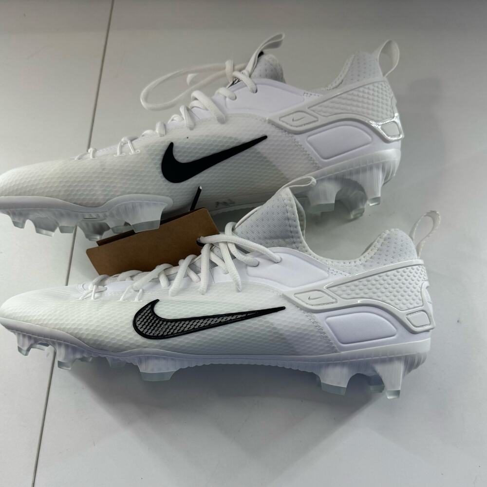 NEW Nike Huarache 9 Elite Low LAX Lacrosse White Cleats FD0089-101 Size 12.5 - Picture 3 of 6